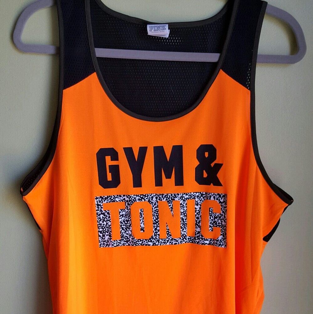 Pink workout tank